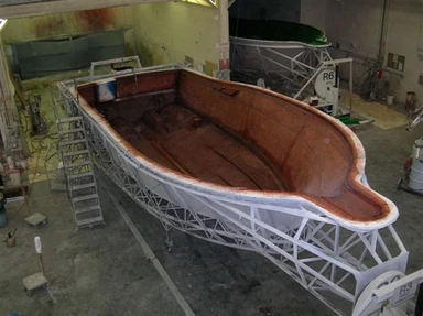 Marine hull tooling mould