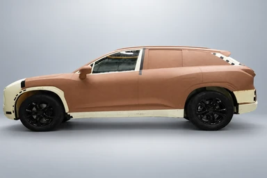 Industrial clay automotive styling model
